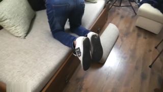 Gemidos Fast cumshot on white, tight ankle socks Couples