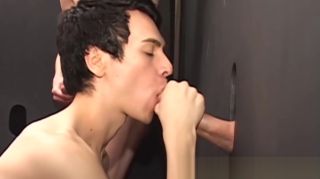 Culonas Gay foursome glory hole blow ends with spitroast facial Pica