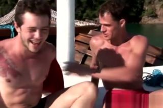 Best Blowjobs Ever Hot Gay Dude Barebacked and Cum On Boat after Blowjob Boyfriend