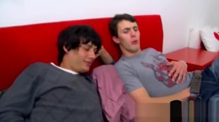 Kissing Luscious emo wannabe rammed in tasty twink threesome HomeDoPorn