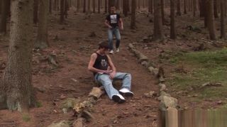 HBrowse Caught masturbating and fucked bareback in the woods Latinos