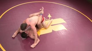 BoyPost Ripped wrestling hunks rimming ass in closeup Footjob