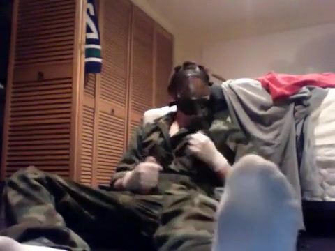 Hiddencam Gas Mask, BDU and socks JO Pendeja