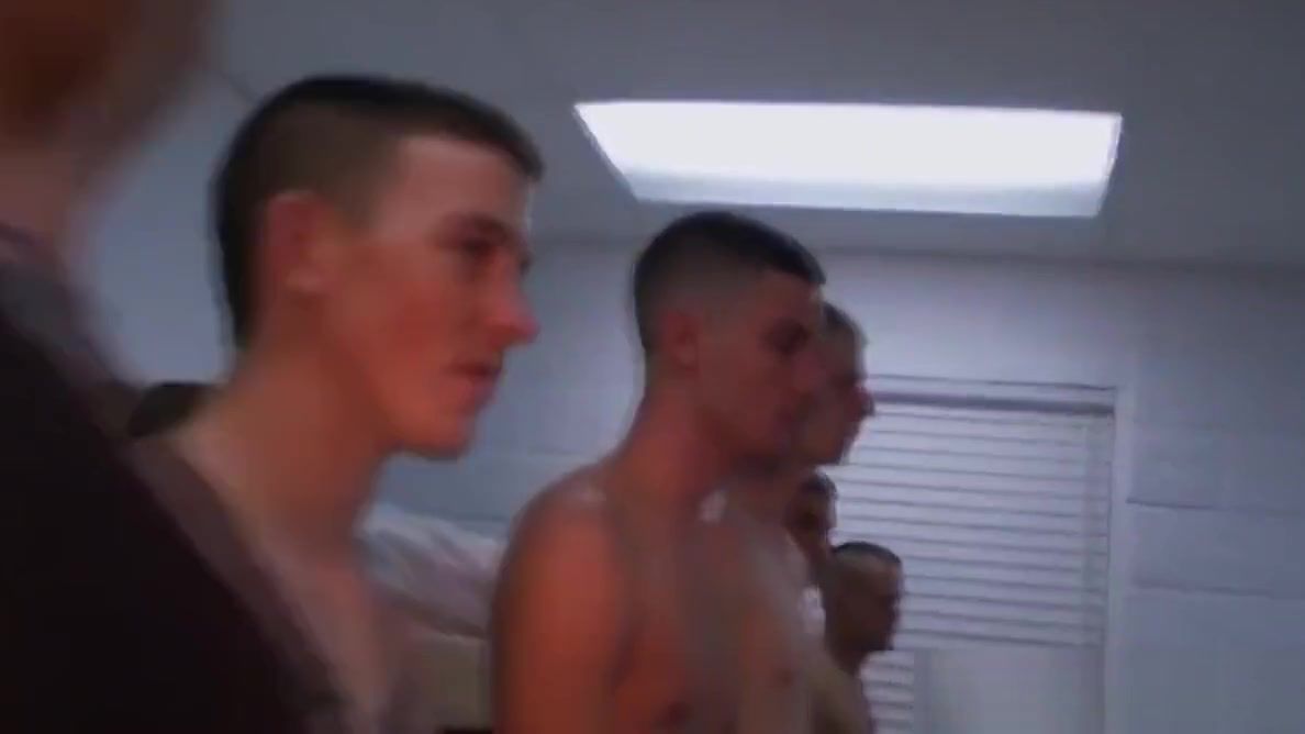 Gay Military troop humiliated and jizzed in group Cum In Mouth