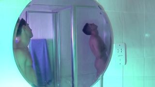 Male English lad spunked after anal in the shower Sapphic Erotica