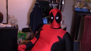 Gaygroup Drowning in Web - a Gay XXX DeadPool Spider-Man parody Reality Porn