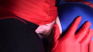 Huge Ass Drowning in Web - a Gay XXX DeadPool Spider-Man parody Gay Fetish