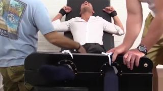 Exgf Javi gets strapped to tickle chair for the first time Male
