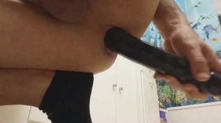Small Tits Deep and full anal penetration with a 12 inches dildo Metendo
