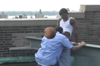 Ice-Gay Hot Fuck at Rooftop Duro
