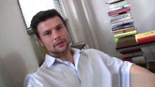 Softcore Handsome guy jerking it in the office PerezHilton