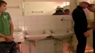 Gay Group public restroom cruising Cop