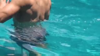 Concha LatinLeche - Fucking A Muscular Latino Boy By The Pool Gay Hairy