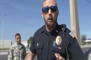 Gayporn GAYPATROL Cops fucking army guy BLACK THUG Live