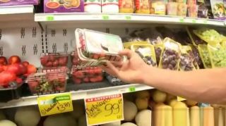 Hung Public gay blowjob in grocery store Cumshots