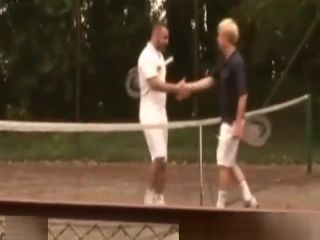Butt Gay tennis jocks aftermatch blowjob Fleshlight