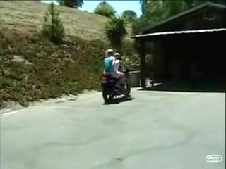 GrannyCinema Blonde Bikers Riding Ass