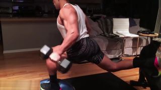 smplace Muscle Boy Alex Ortiz Stretching