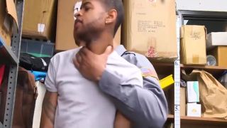 XXX Plus Straight Skinny Black Twink Shoplifter Fuck Deal Made With Gay Black Officer Reality Porn