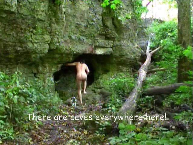 Tube77 Nude cave exploration by Mark Heffron Peeing - 1