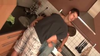 Young Petite Porn Boys enjoying anal in the kitchen Blowing