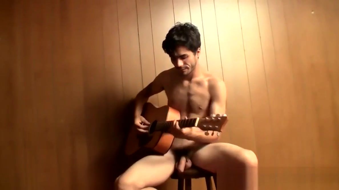 Coeds Horny and hairy Devin loves to jerk after playing the guitar Chacal - 1