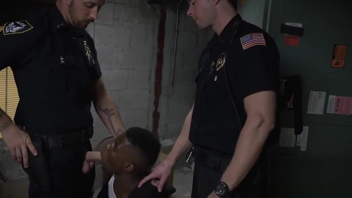 Fleshlight EBONY thug turns for the cops to bang his HUGE ASS Hot Sluts