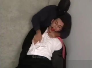 Amateur Porn Free Suit bondage. Sexy dude kidnapped bound & gagged by masked man. Stockings