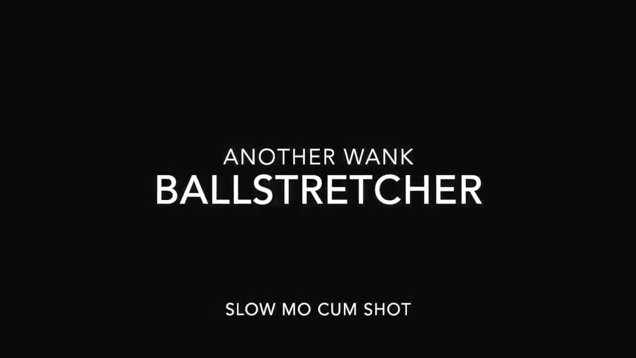 Gay Toys Ball Stretcher Wank with SloMo CUM Bear