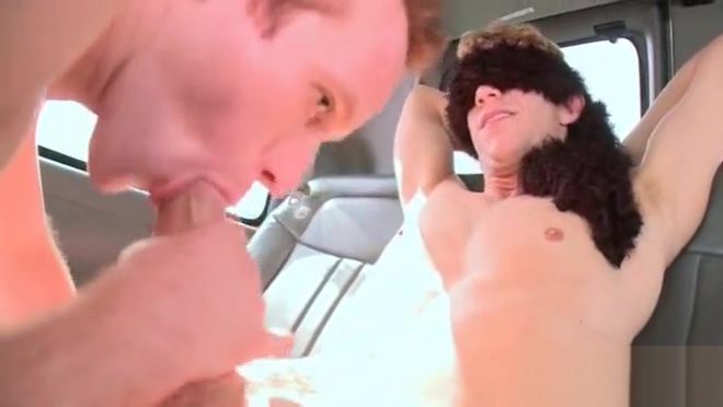 Oralsex Blindfolded straight dude tricked into gay oral sex in the bus OxoTube - 1