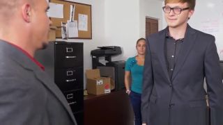 Sesso Horny office stud rams the new guy up the ass Black Dick