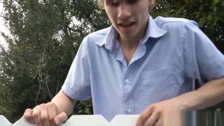 Curvy Nerdy Twink Stepbrothers Fucking Outdoors Sucking Cocks