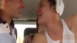 Banging Coarse car sex with a homosexual in a car Rough Porn
