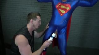 Gay Uncut superman defeated Blow Job
