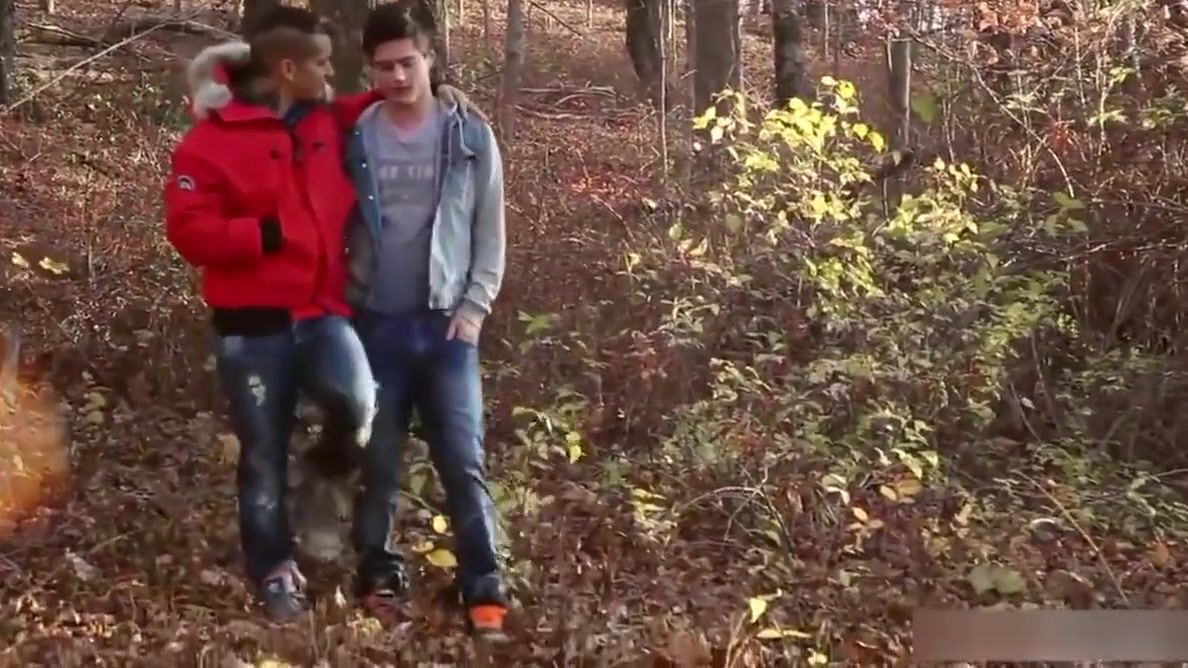 Step Brother LucaVisconti- LOVE IN THE WINTER FOREST Gay 3some