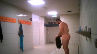 XCafe two men gym shower Gagging