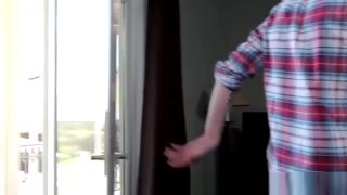 Sapphic Rimmed twink cums while getting barebacked Interview