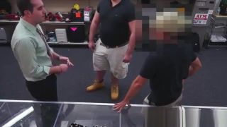 Amateur Free Porn Naughty pawnshop staff fucked thief guy Tiny Girl