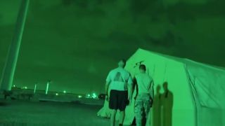 Latinos Group of military guys having an anal contest Lesbians