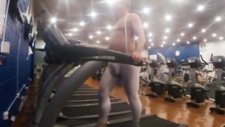 Cum On Tits At the Gym in Tendenze Spandex Sloppy Blowjob