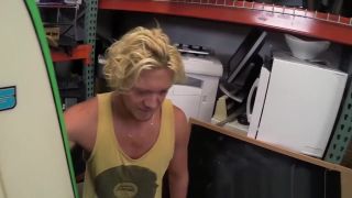 Cumming Handsome surfer photoshooting before spitroast in POV Sex Tape