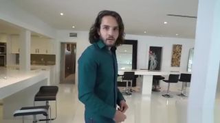 Blackcock Latino real estate agent Dante facialized by customer in POV Family Taboo