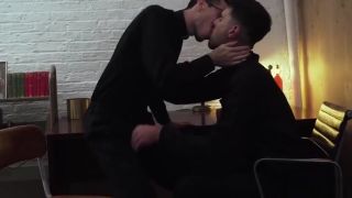 Fat Ass Priest gets ass fucked by his partner hardcore...