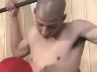 Baile Guys ass fuck in gym Small Boobs