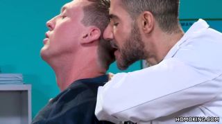 Francaise Enormous Cocked Gay Athlete Visits The Doc...
