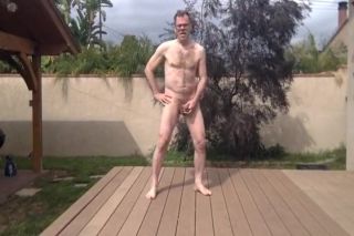 Korean Proudly Naked And Filming Myself Jerk Off In My Backyard Eat